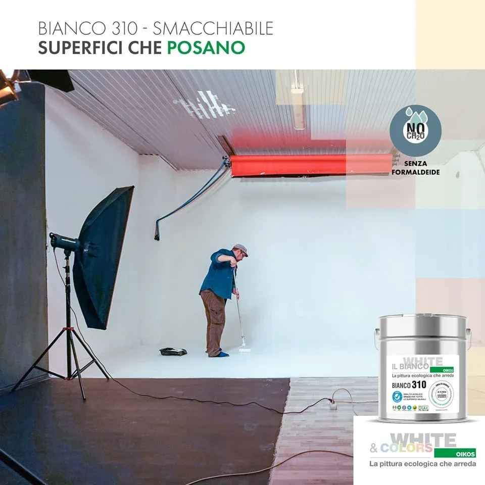 BIANCO 310 - SMALTO MURALE SMACCHIABILE OPACO - 4 LT