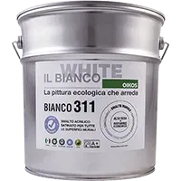 BIANCO 311 - SMALTO MURALE SMACCHIABILE SATINATO - 1 LT