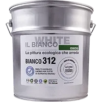 BIANCO 312 - SMALTO MURALE SMACCHIABILE LUCIDO - 12 LT