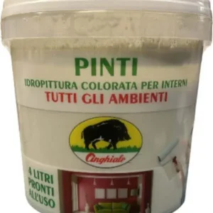 CINGHIALE - IDROPITTURA PRONTA COLORATA 4LT PERLA LUCE