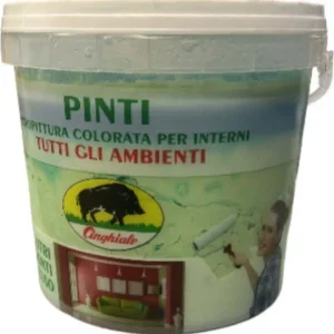 CINGHIALE - IDROPITTURA PRONTA COLORATA 4L VERDE ZEN