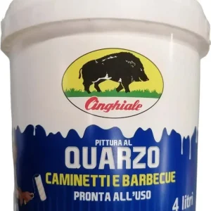 CINGHIALE - PITTURA AL QUARZO PER CAMINETTI E BARBECUE PRONTA ALL'USO 4 LT.