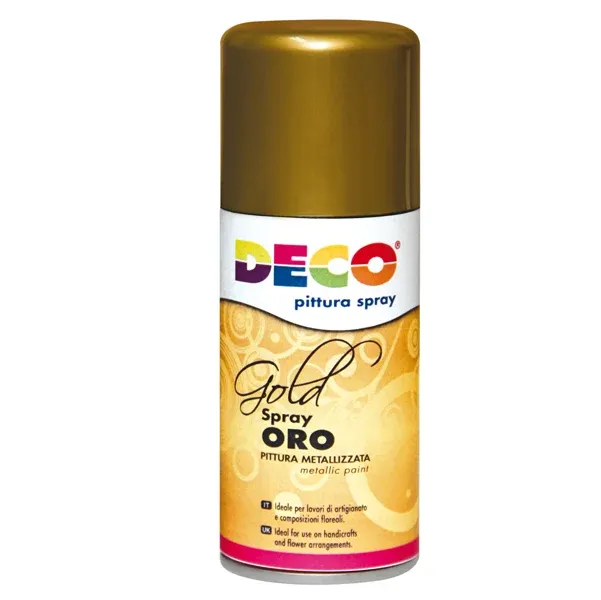 DECO - 615-1 - Vernice spray - 150ml - oro - DECO - 61059 - Conf. da 1 Pz.