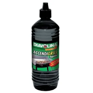 Diavolina Accendifuoco Liquido Lt. 1. Prezzo per Pezzo.