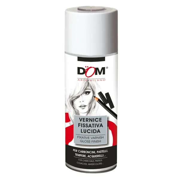 DOM - 625 - Vernice fissativa - lucida - 400 ml - DOM - 93943 - Conf. da 1 Pz.