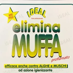 ELIMINA MUFFA SPRAY - BRUCIA LA MUFFE E ALGHE DALLE PARETI, PROFUMATO - 500 ML