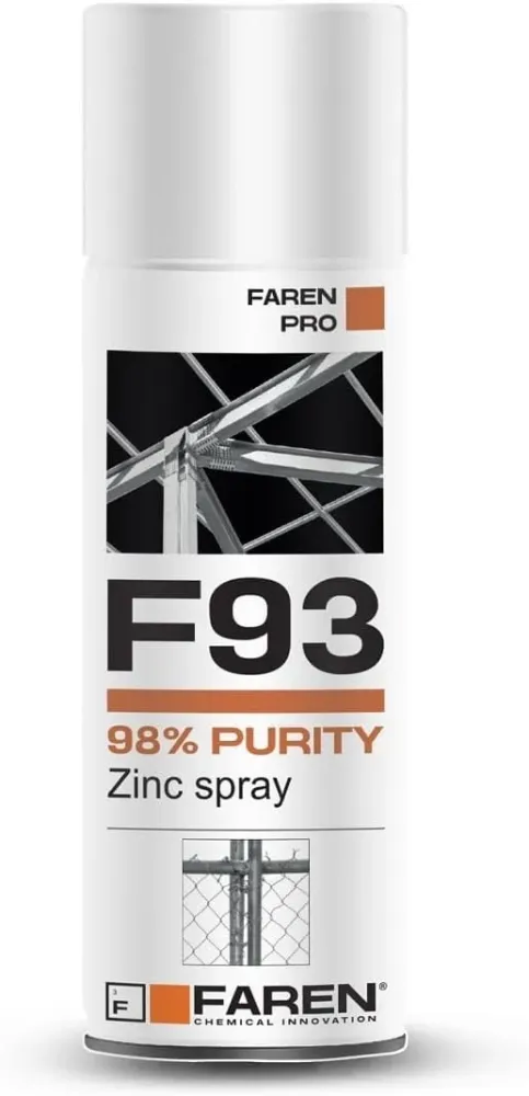 Faren F93 400ml zinco spray protezione alla corrisione e alle ossidazioni purezza 98%