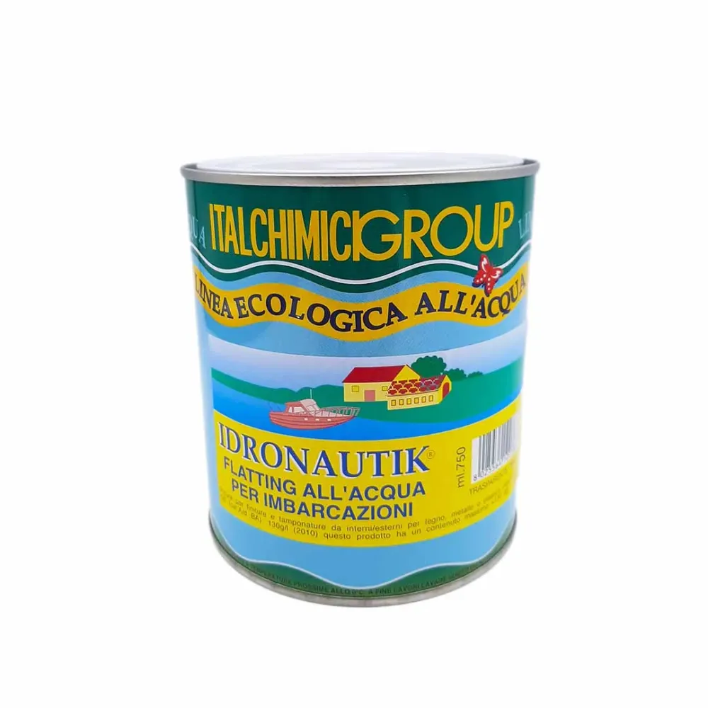 Flatting all'acqua per imbarcazioni Trasparente Lucido 750 ml. Idronautik Italchimici Gruop