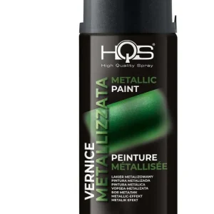 HQS Bomboletta di Vernice Spray 400ml Nero Metallizzato