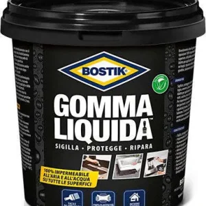 Idropittura per muro Uhu Bostik 6310770 Gomma Liquida Nero
