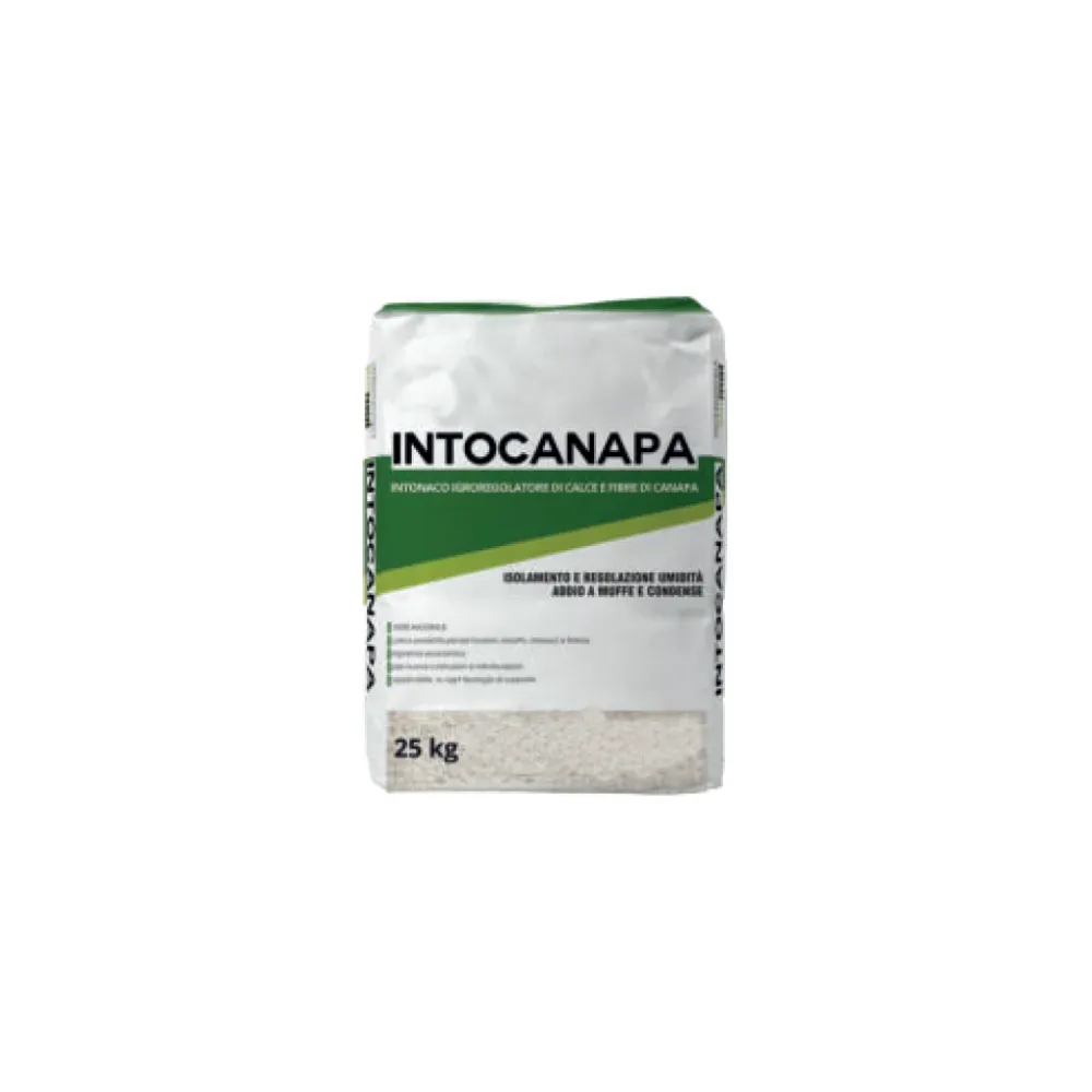 Intonaco Canapa - Intonaco Igroregolatore Calce NHL 3.5 e Fibre di Canapa