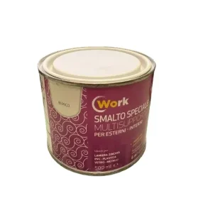 IRIS WORK - SMALTO SPECIALE MULTISUPPORTO 500 ML BIANCO