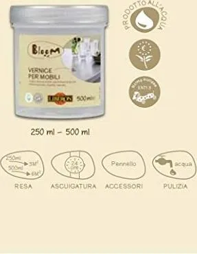 LIBERON - VERNICE PER MOBILI ROSA ECRU' 250ML LINEA BLOOM