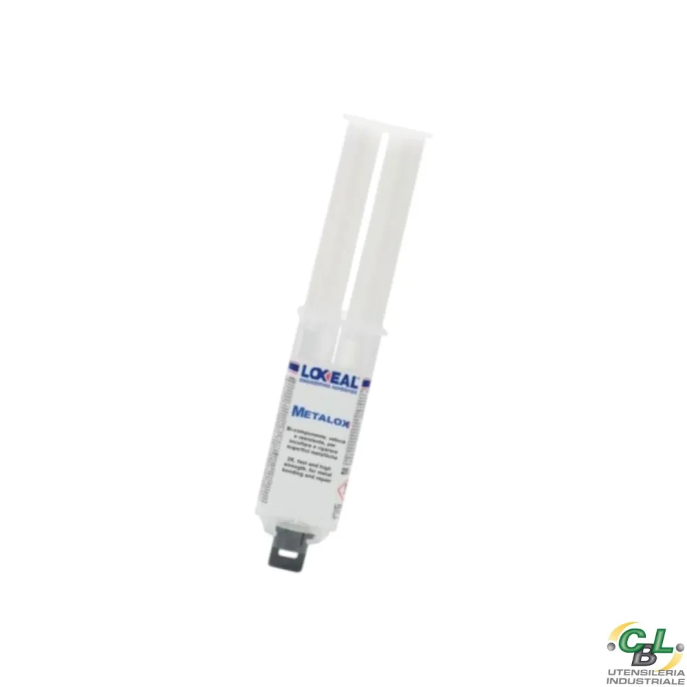 LOXEAL ACCIAIO LIQUIDO BICOMPONENTE EPOSSIDICO METALOX 25ml + MIXER