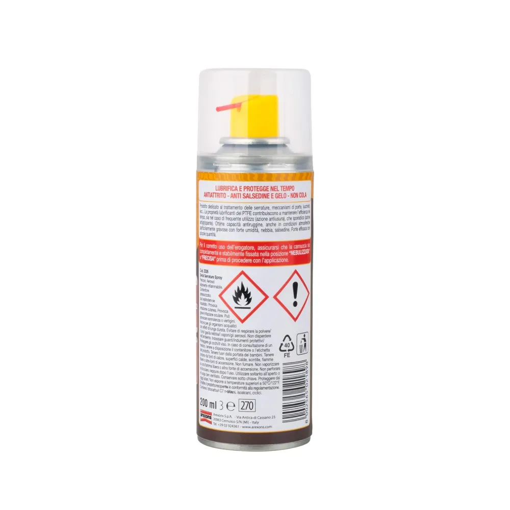 Lubrificante Sbloccante Spray Per Serrature 180ml