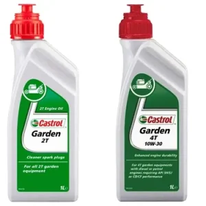 Lubrificanti olio Garden Castrol per motori 2T e 4T. Prezzo per Pezzo.
