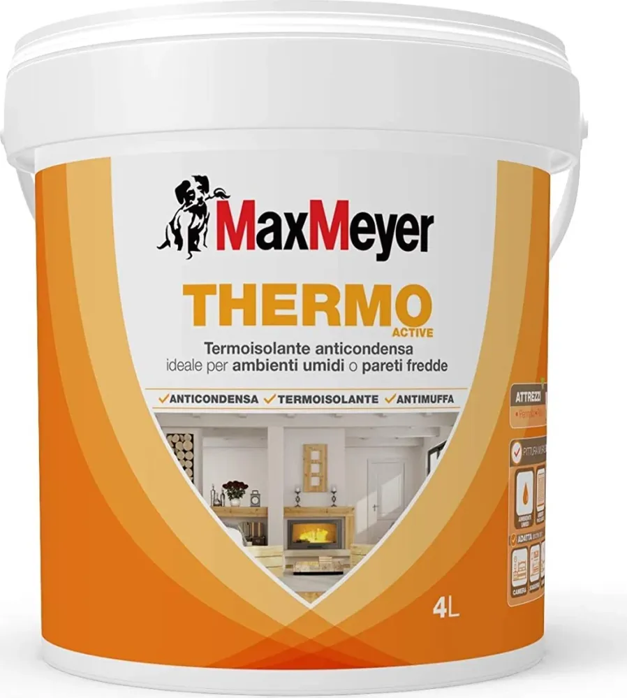 MAX MEYER - PITTURA MURALE THERMO ACTIVE BIANCO LT. 4