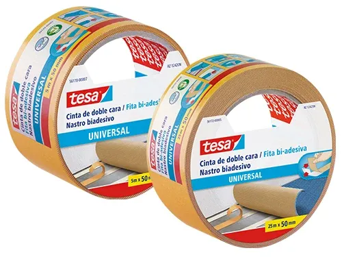 Nastri Tesa Biadesivi. Prezzo per rotolo.