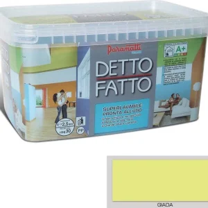PARAMATTI DETTO FATTO PITTURA ACRILICA SUPERLAVABILE 2.5LT GIADA