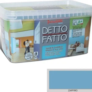 PARAMATTI DETTO FATTO PITTURA ACRILICA SUPERLAVABILE 2.5 LT ZAFFIRO