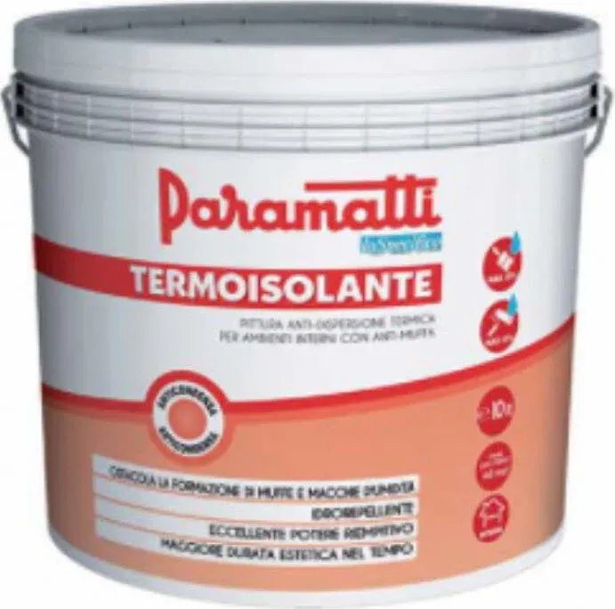 PARAMATTI - PITTURA TERMOISOLANTE PRONTA ALL'USO 10LT