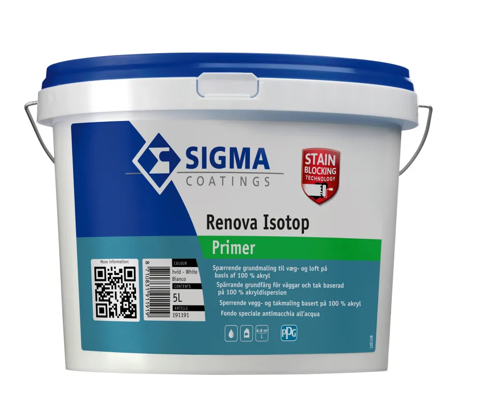 RENOVA ISOTOP PRIMER FONDO ANTIMACCHIA - 5 LT