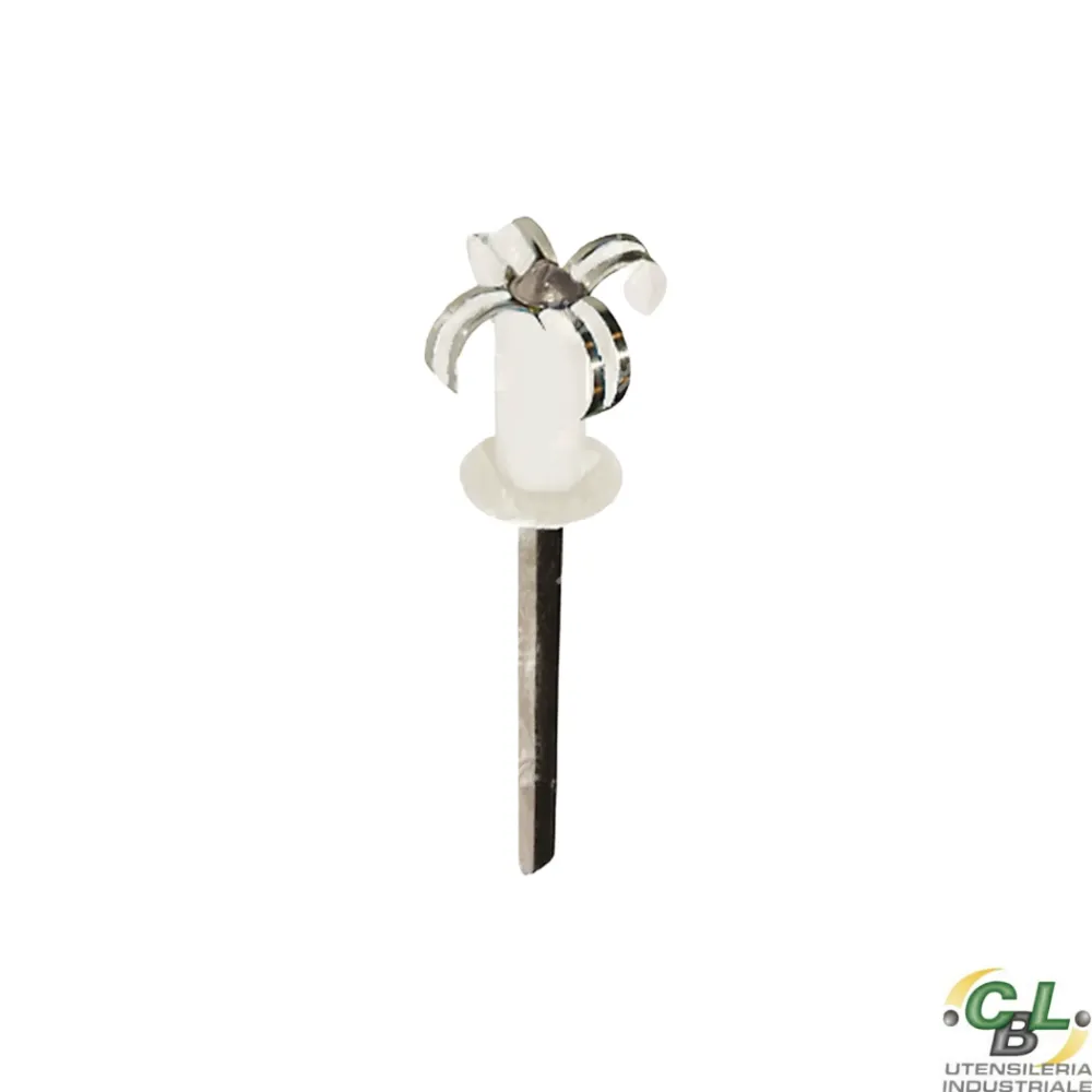 RIVETTO ALLUMINIO/ACCIAIO BIANCO GRIGIO TT f.5,25 5,0x20,0 FIORIV9 - CONF. 500PZ