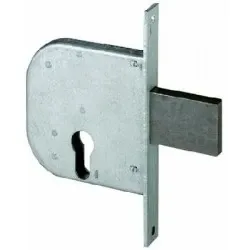 serratura da infilare per cancelli art. 42022 cisa e50 - scatola 84,5x95 mm