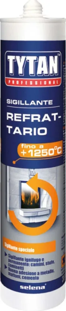 SIGILLANTE REFRATTARIO resistente sino 1250° nero