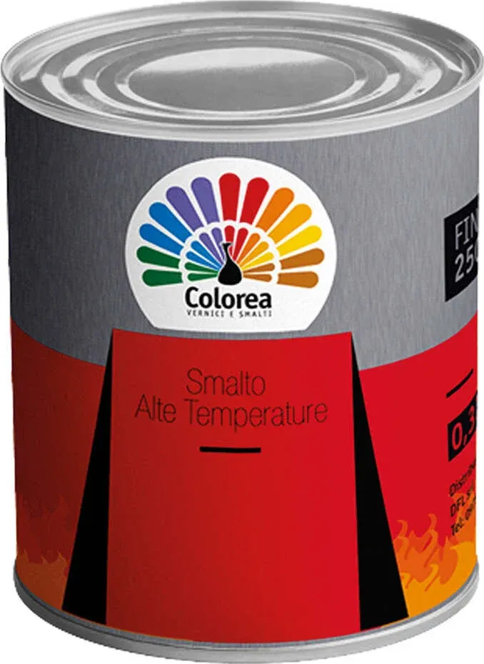 SMALTO ALTA TEMPERATURA 'COLOREA' Lt. 0,375 Alluminio