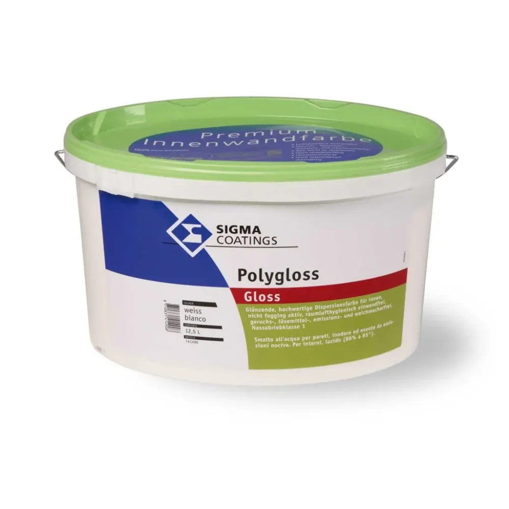 SMALTO DA MURO LUCIDO POLYGLOSS - 12,5 LT colorato ral ncs ppg