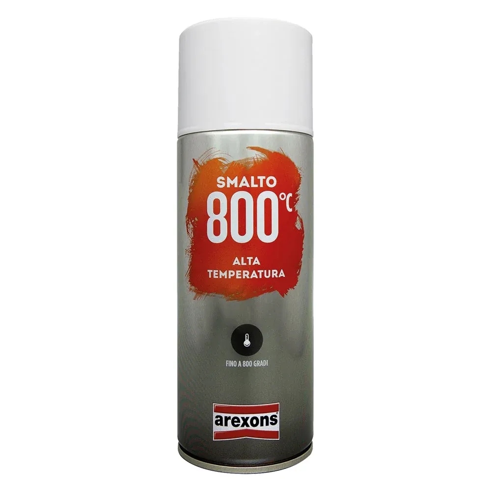Smalto Spray Alta Temperatura Ml. 400 - Trasparente- 6 Pezzi - Arexons