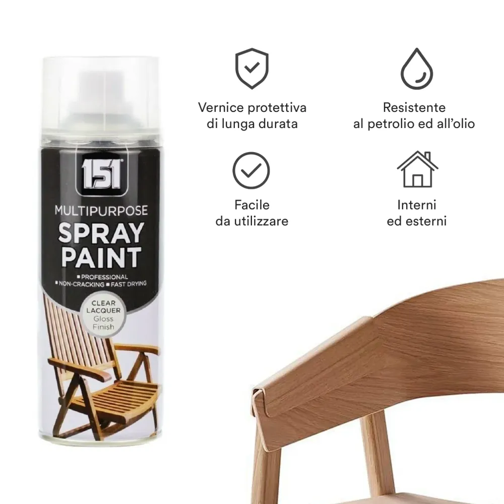 Spray Per Laccatura Trasparente 300ml