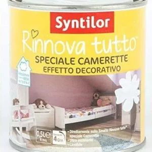 SYNTILOR - RINNOVA TUTTO FINITURA SPECIALE CAMERETTE 0,50 LT INCOLORE PERLATO