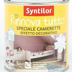 SYNTILOR - RINNOVA TUTTO FINITURA SPECIALE CAMERETTE 0,50 LT INCOLORE LACCATO