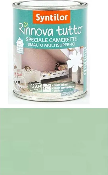 SYNTILOR - RINNOVA TUTTO SMALTO SPECIALE CAMERETTE 0,750 LT GERMOGLIO