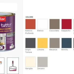 SYNTILOR - RINNOVA TUTTO SMALTO SPECIALE CUCINA 0,50 LT SALVIA