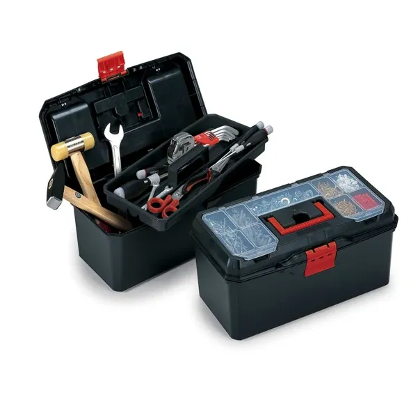 TERRY - 1001163 - Valigetta portautensili ToolCase 16" - 40 x 21 x 17,5 cm - PPL - nero - Terry - 57128 - Conf. da 1 Pz.