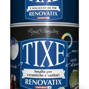 Tixe Renovatix 750ml smalto bicomponente bianco cemamizzante per ceramiche e sanitari
