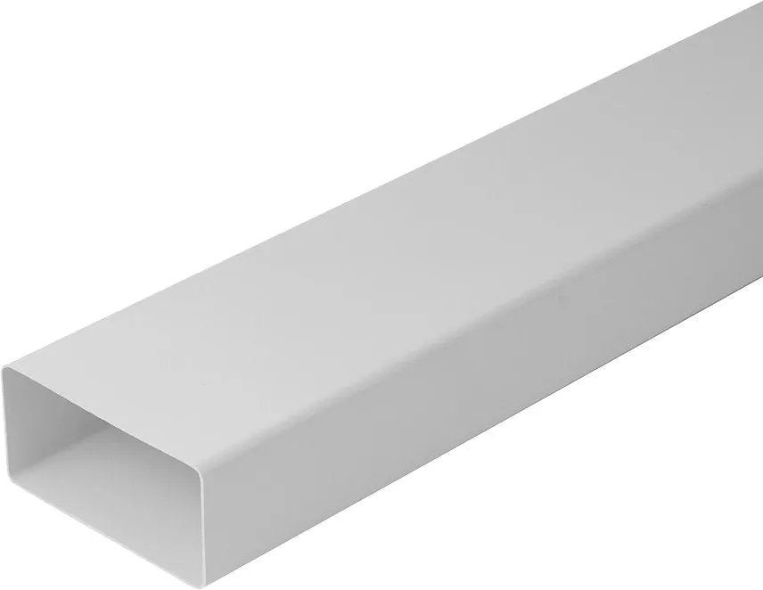 tubo rettangolare per ventilazione mm 110x50 - barra 1 mt