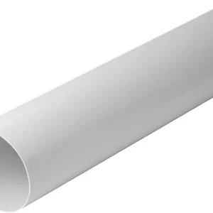 tubo tondo per ventilazione ø 100 mm - barra 1 mt