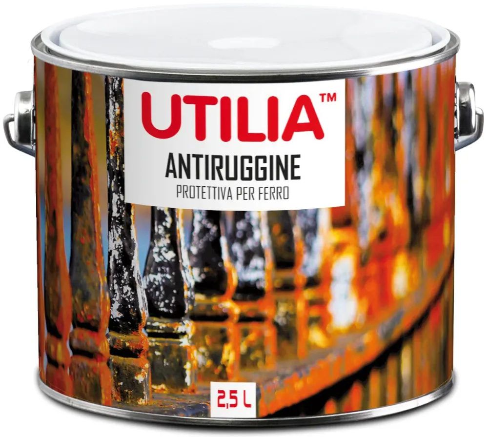 Utilia Antiruggine Lt. 2,5 Grigio 2.00 Pz
