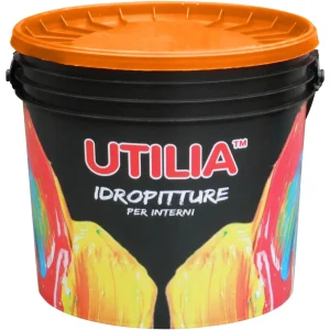 Utilia Idropittura Semilavabile Col. Bianco Lt. 4
