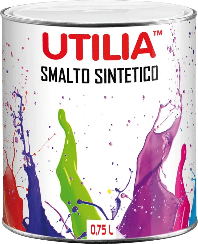 Utilia Smalto Sintetico Ml. 750 Grigio (Ral 7001) 6.00 Pz