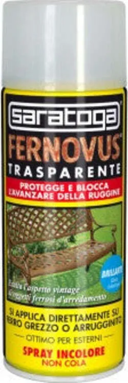 Vernice antiruggine trasparente spray Fernovus 400 Ml