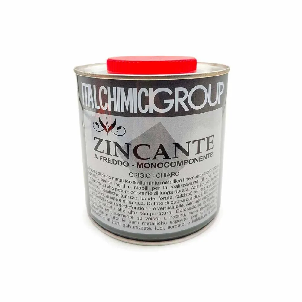 Zincante freddo monocomponente per metalli Grigio chiaro 750 ml. Italchimici Group
