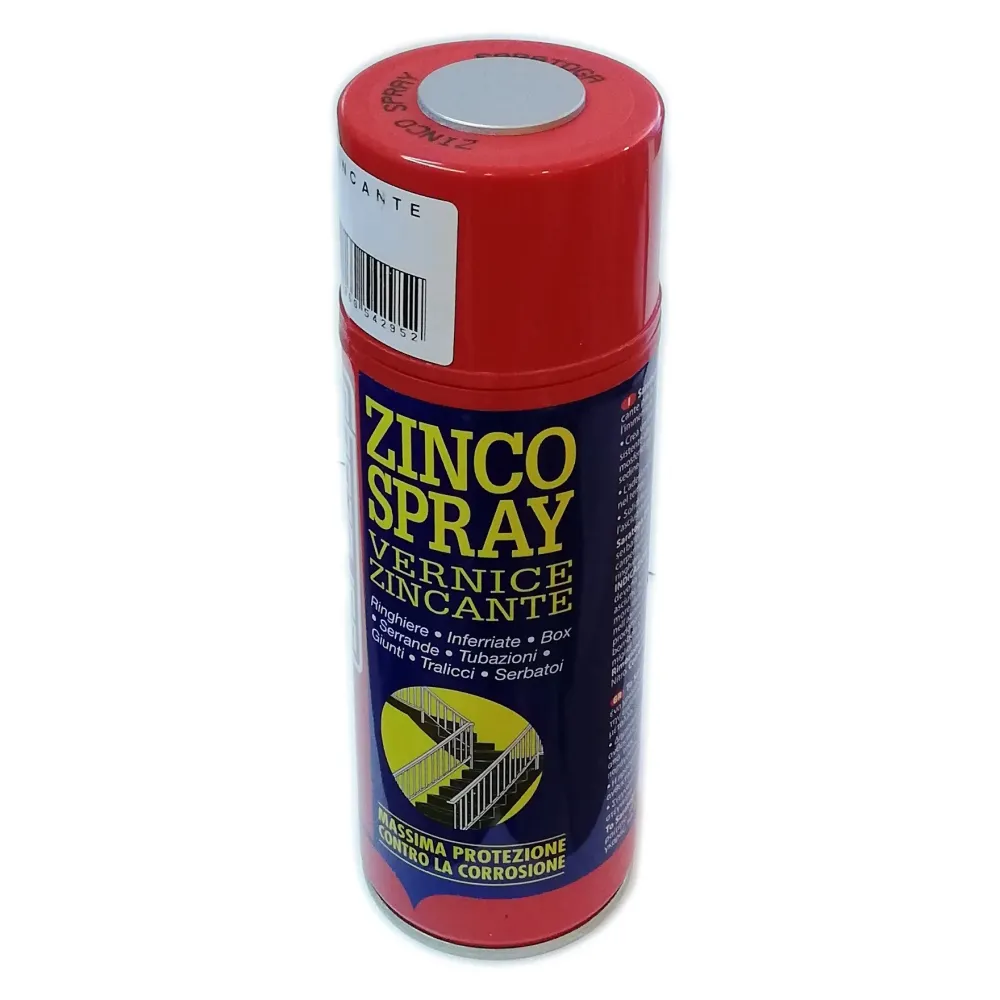 Zinco Spray 400ml vernice zincante per galvanizzare freddo