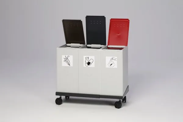 Contenitore plastica VAR carrello di sistema I 3820 - Conformità CE