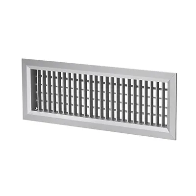 BOCCHETTA DI MANDATA ALLUMINIO 200 X 100 MM