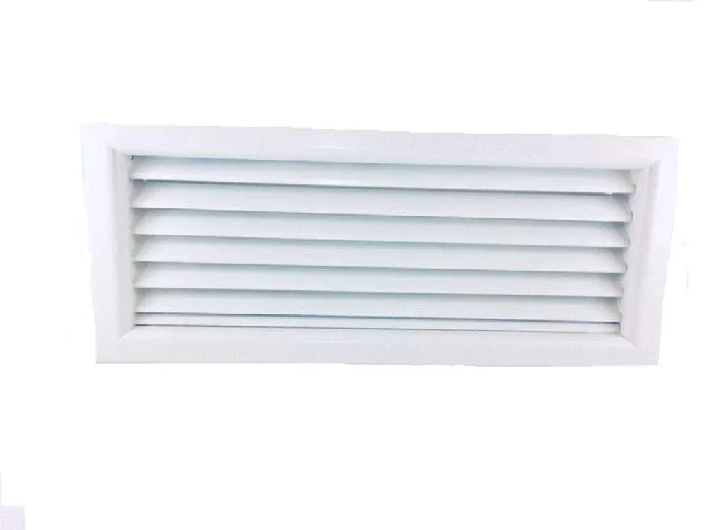 GRIGLIA DI RIPRESA BIANCO RAL 9010 400 X 100 MM